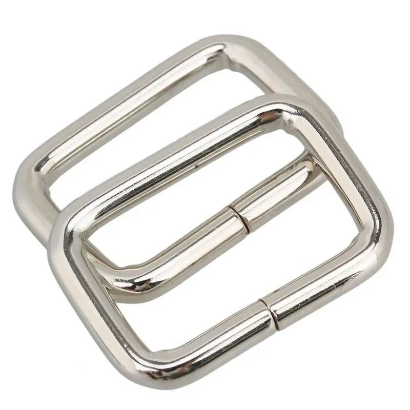 200 pcs/lot 2CM Metal adjustable square ring buckles garment belt DIY