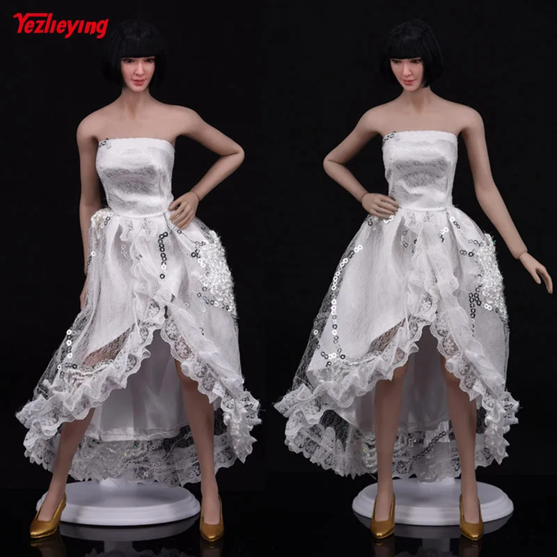 1//6 Marilyn Monroe Classic White Dress Mini Skirt Toy F 12/" Doll NO HEAD NO BODY