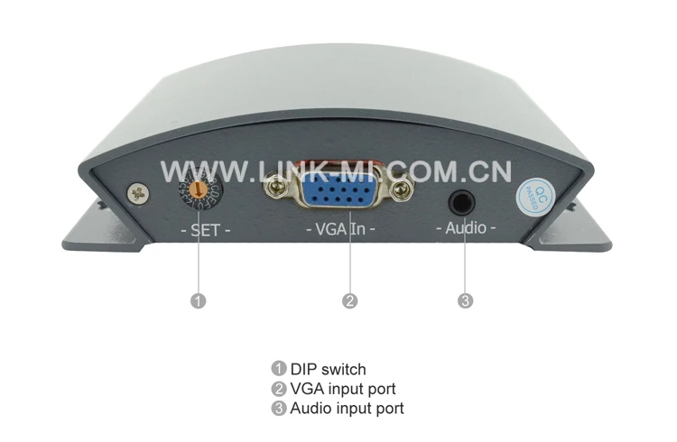 LINK-MI PVS01 Профессиональный VGA до 3g/HD/SD SDI конвертер с DIP-переключателем Настройка до 1080 p VGA в SDI конвертер