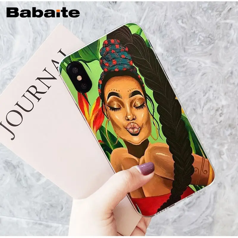 Colorful art african girl Printing