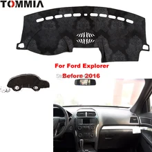 TOMMIA приборной панели крышки тире коврик для автомобиля от Солнца Анти-УФ покрытие для приборной панели коврик для приборной панели автомобиля для Ford Explorer 2008