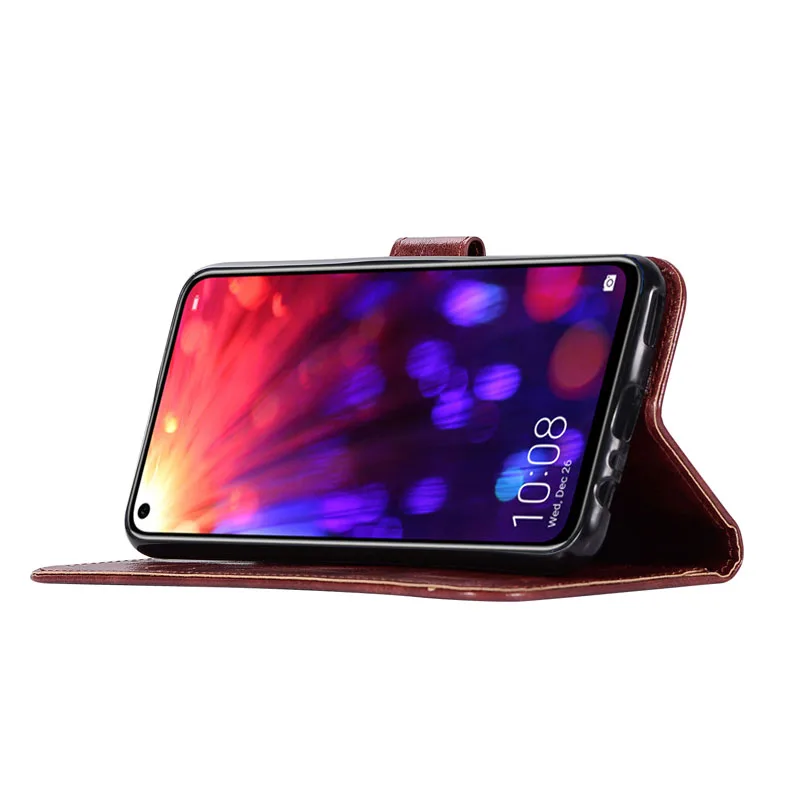 Чехол в стиле ретро для Huawei Honor V20 V10 V9 10 9 Lite 8X 8C 8A кожаный чехол бумажник флип 8 7 6X 9i