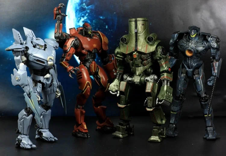 

NECA Pacific Rim The Jaeger Crimson Typhoon Gipsy Danger Tacit Ronin Striker Eureka GAME Figure 18CM