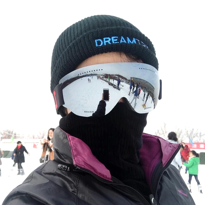 Anit-niebla de esquí gafas Snowboard gafas Motocross gafas de esquí de nieve patinaje sobre hielo gafas para niños para hombres y mujeres