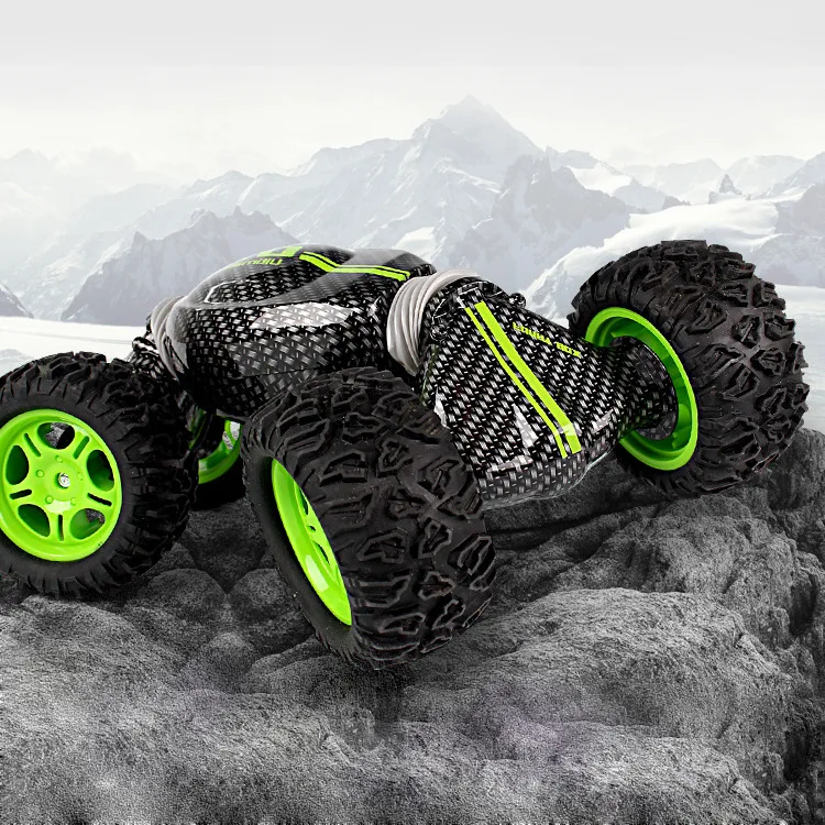 

2.4G dumper remote control cross-country stunt torsion high-speed vehicle deformable torsion vehicle charging four-wheel climber