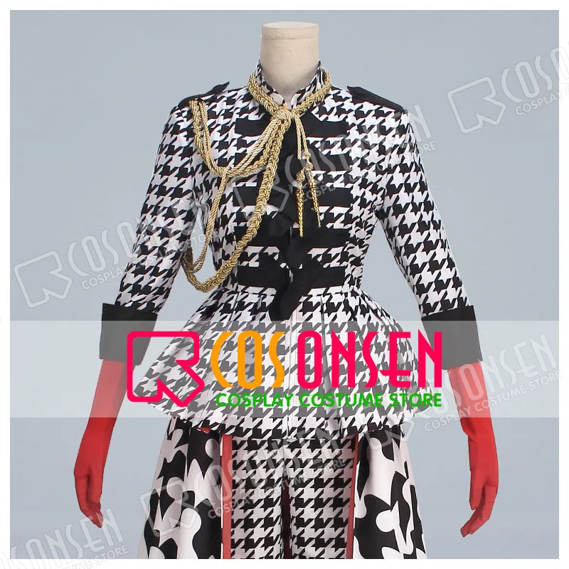 

Black Butler Ciel Phantomhive Bird Illustration Fan Art Checker Dress Cosplay Costume new adult COSPLAYONSEN costume