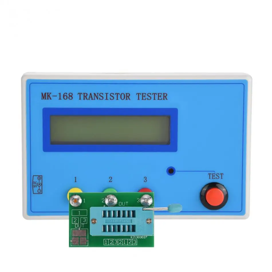 Транзистор тестер Диод Триод Емкость Сопротивление ESR RLC NPN PNP MOS метр MK-168 компонент тестер