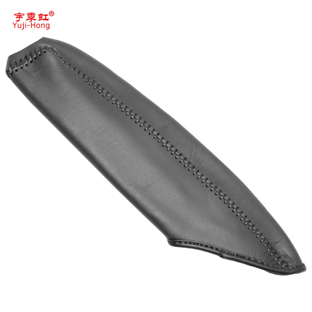 Yuji-Hong Car Handbrake Covers Case for Toyota RAV4 2013- Genuine Leather Handbrake Grips Car-styling Auto Cover
