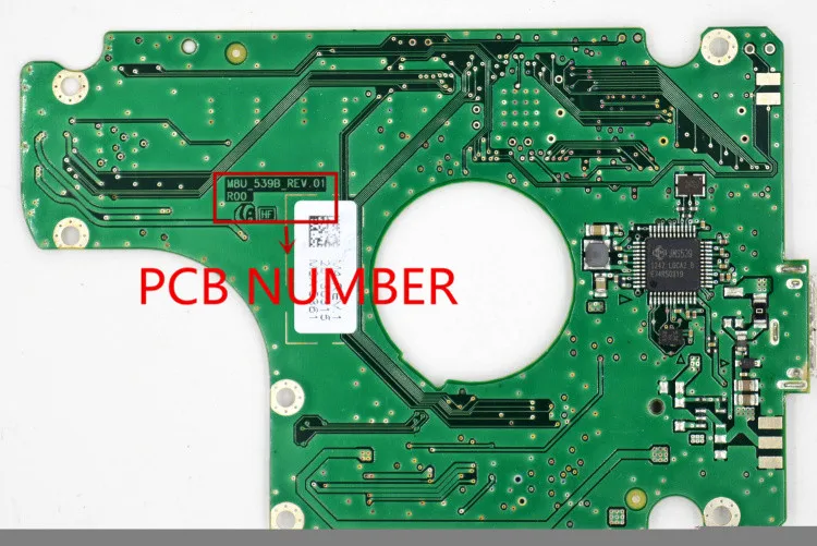 Placa Dura do Pwb do Motorista Bf4100373a Usb 30 M8u _ 539b _ Rev.01 R00 Hn-m500abb Hn-m500abb St1000lm025 St500lm014 - Imagem 3