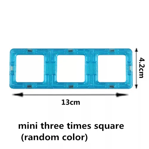 1 шт Мини Размер Магнитный конструктор Сделай Сам строительство один кирпич части аксессуар конструкция магнит модель развивающие игрушки - Цвет: Светло-зеленый