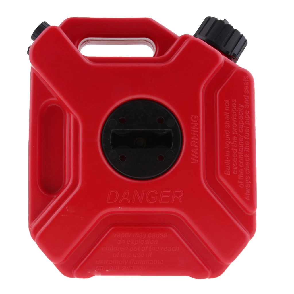 3L Gas Fuel Tank Petrol Jerry Can Motorcycle Car Portable Storage Container