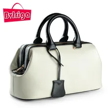 BVLRIGA 2017 Femenino de cuero Genuino Bolso de Verano Bolsos de Las Mujeres Negro Grande Totalizador de la Señora del Bolso de Mano Del Diseñador de Boda Grande de Lujo rojo