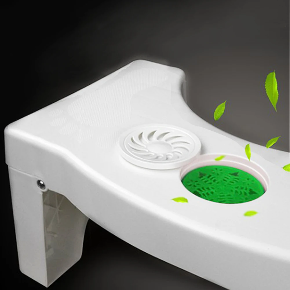 

For Kids Bathroom Anti Constipation Plastic Squatting Toilet Footstool Foldable Stool