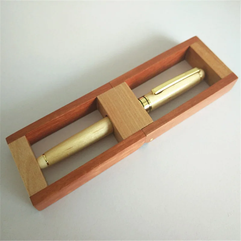 Ручной работы деревянная перьевая ручка Нержавеющая сталь 0 5 мм наконечник для