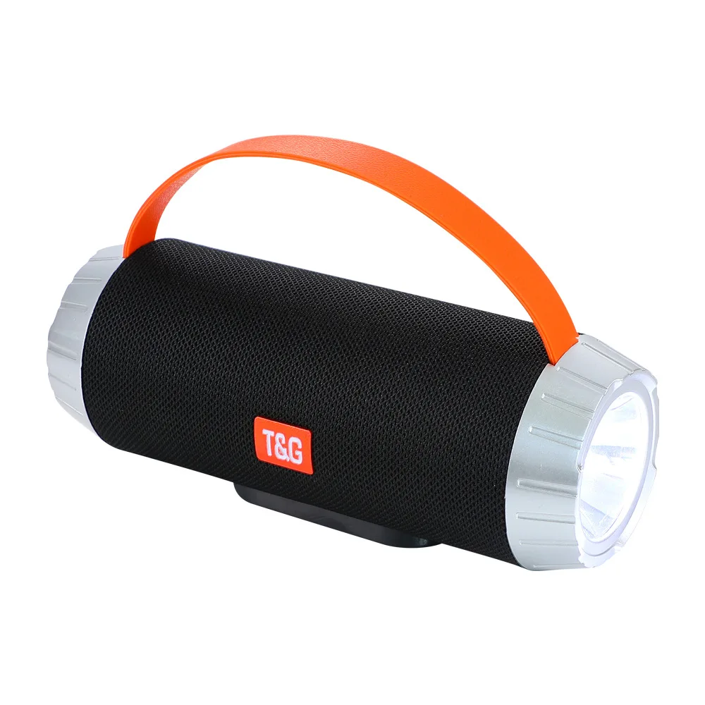 Flashlight waterproof bluetooth speaker Portable Wireless speaker TF FM