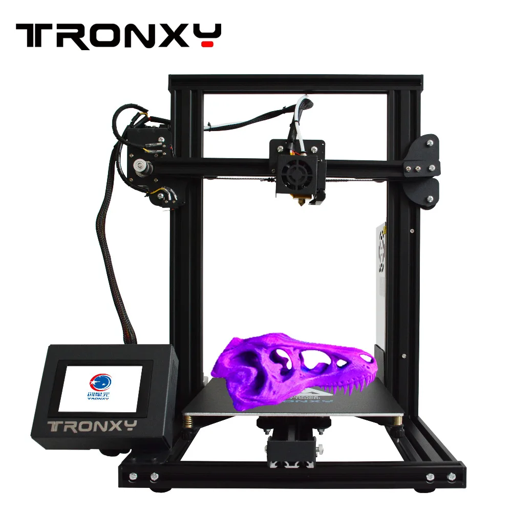 

2018 Newest Tronxy XY-2 3D Printer 4020 Aluminium Profile 3.5 Inches Full Color Touch Screen with hotbed