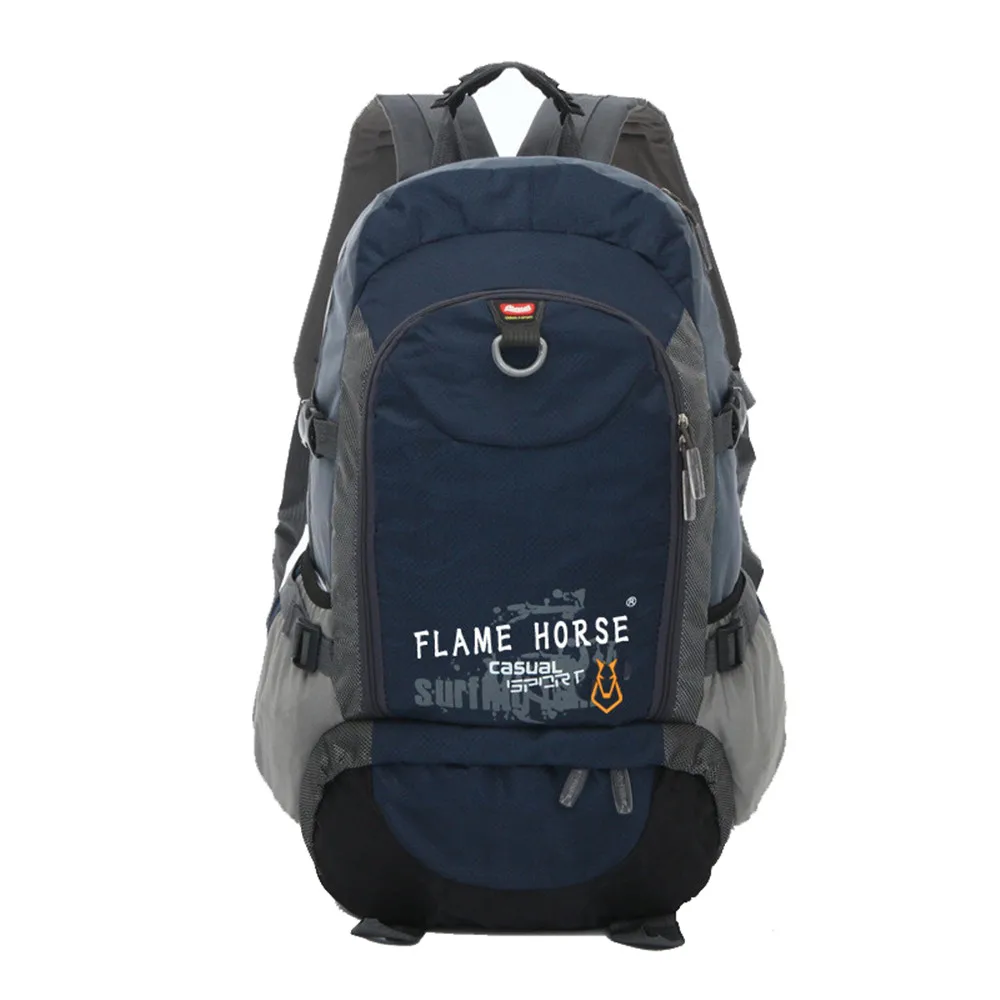 deep blue 40L водонепроницаемый нейлоновый мужской рюкзак Сверхлегкий на открытом воздухе Наплечные рюкзаки рюкзак для альпинизма мужской mochilas - Цвет: deep blue