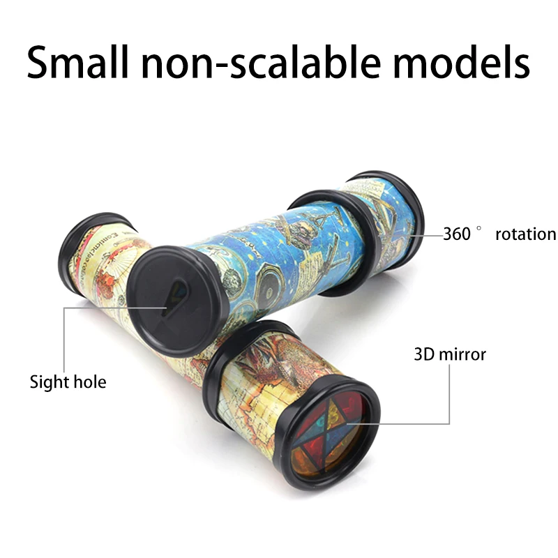 Воображаемые вращающиеся растягивающиеся магические калейдоскопы регулируемые красочные мировые игрушки Дети обучающая научная игрушка A3