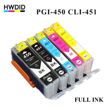 5PK PGI 450 CLI 451 картридж для canon PGI-450 CLI-451 PIXMA MG5440 MG5540 MG6440 Ip7240 MX924 IX6540 IX6840 PGI450 принтера