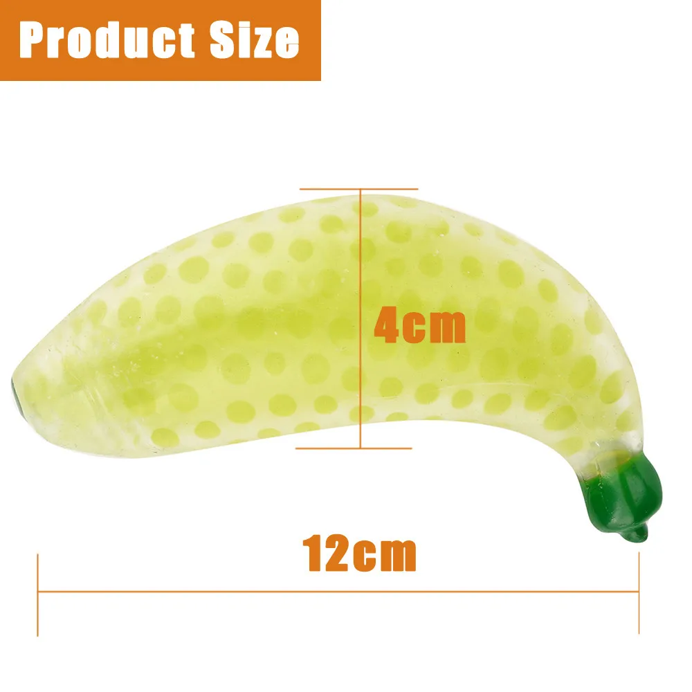 Забавные игрушки с банановым шариком, 12 см, прорезиненная рука, сжимающая запястье, игрушка для снятия стресса, аутизм, облегчение настроения, антистрессовые игрушки, детские подарки
