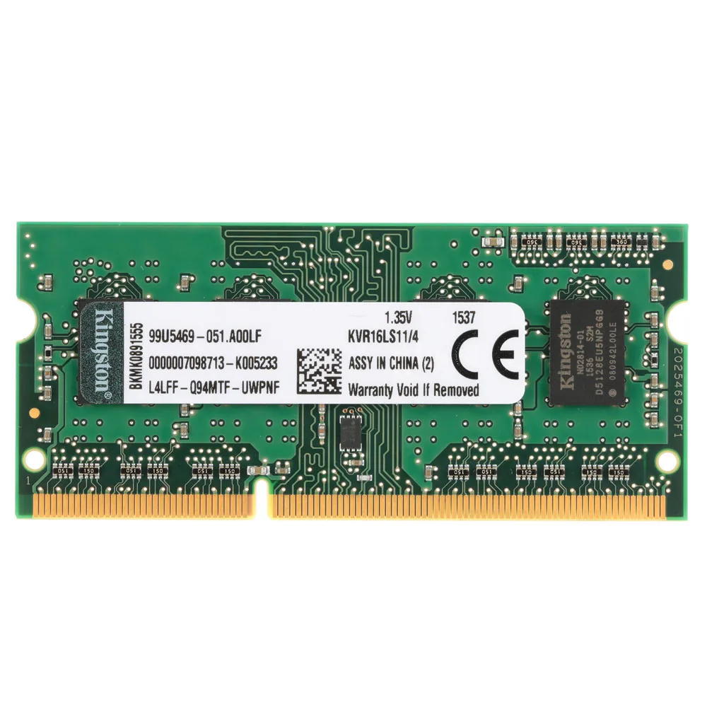 Kingston DDR3 8 Гб RAM 4 1600 МГц Memoria rams ddr 3 ГБ палочки ddr3 ddr3l dimm для ноутбука игровая HD видео 4K