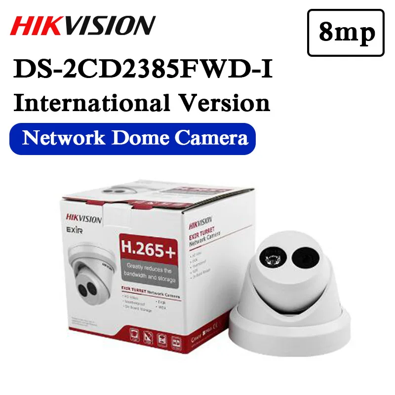 DHL Бесплатная доставка английская версия DS-2CD2385FWD-I 8 Мп сетевая револьверная