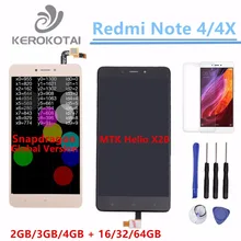 For Xiaomi Redmi Note 4 4X LCD Display Global Version Snapdragon 625 Touch Screen Digitizer MI Hongmi Redmi Note 4 LCD Assembly For Xiaomi Redmi Note 4 4X LCD Display Global Version Snapdragon 625 Touch Screen Digitizer MI Hongmi Redmi Note 4 LCD Assembly