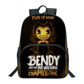 

2019 Bendy And The Ink Machine Backpacks For Children School Bags Cartoon Game 3D Book Backpack Daily School Bag Dropshipping