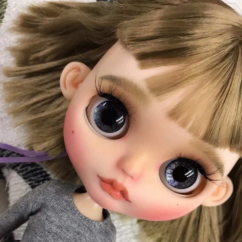 Ледяной обнаженный завод Blyth Кукла № BL662 каштановые волосы белое лицо Neo 1/6 BJD