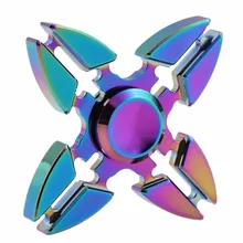 Round Hand Spinner Anti Stress Fidget Toys Fingertip Gyro Decompression Fidget Spinner Cool Gifts Fast Shipping