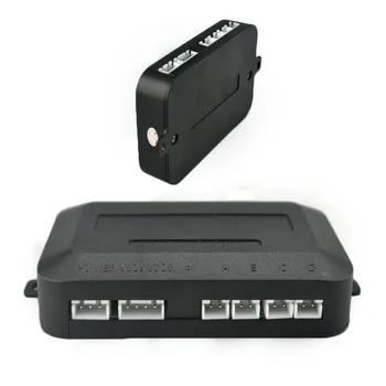 

Hot Sale New Arrival Reverse Backup Radar Detector System Radar Accessory 4 Sensors Main Box DC 12V Auto Parking Sensor