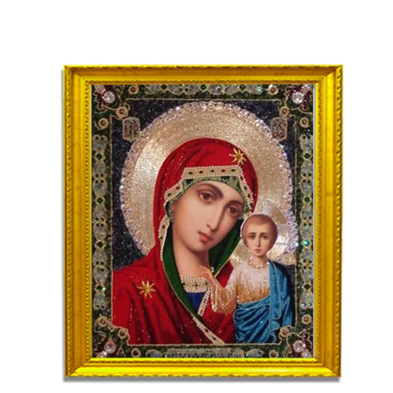 

Diy 5D Diamonds Rhinestone Embroidery Diamonds Cross Stitch Patterns 5D Diamond Embroidery Religion Custom Photo Drop Shipping