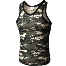 Фитнес Мужская Майка армия камуфляж для мужчин Бодибилдинг повседневное безрукавки для женщин без рукавов топы корректирующие