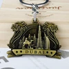 Roma Keychain Dubai Key Chains Metal Pendant Key Ring Trinket Women Men Souvenirs ► Photo 2/6