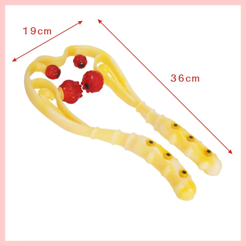 Руководство 4-шариковый массажер Массажер шейных позвонков шейного позвонка клип массаж клип средства ухода за кожей relaxer