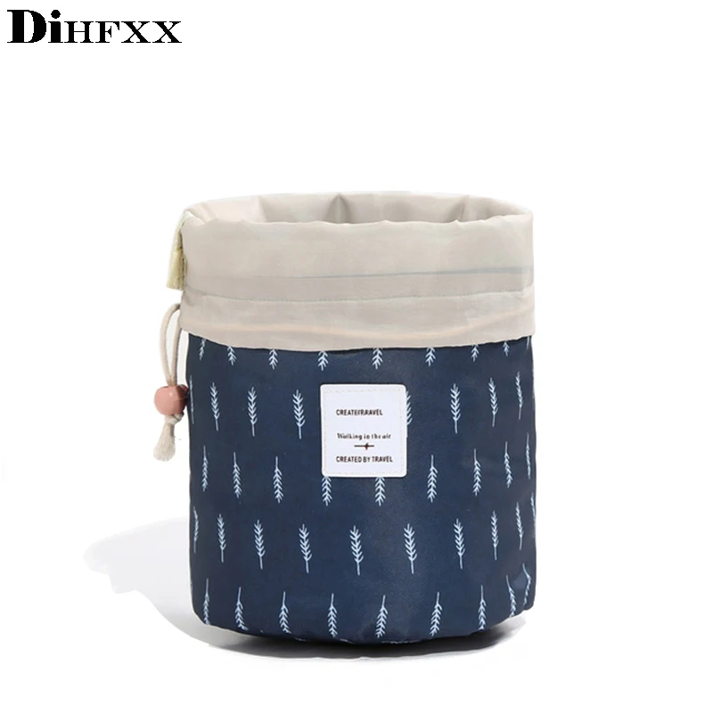 

DIHFXX Lazy Drawstring Shockproof Travel Digital USB Charger Cable Earphone Case Makeup Cosmetic Organizer Accessories Bag