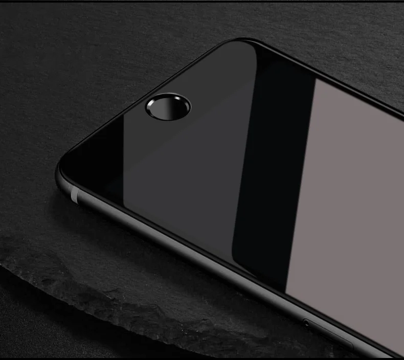TOMKAS Glass For iPhone 7 8 Screen Protectors 4D Round Curved Edge Full Cover Protective For iPhone 7 8 Plus Tempered Glass