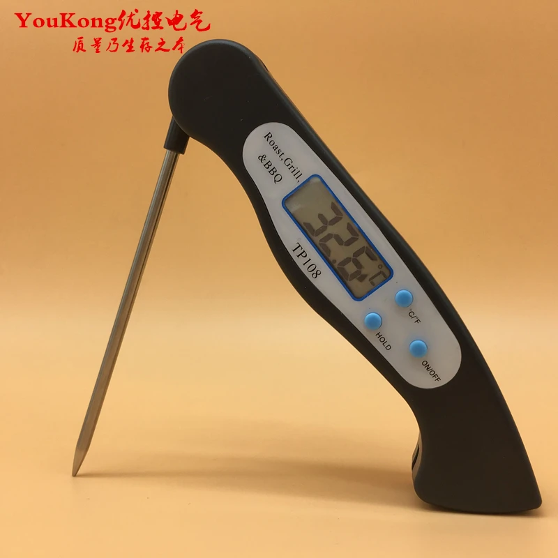 

TP108 Foldable Digital Thermometer BBQ Meat Food Probe Kitchen Thermometer Liquid Water Oil Cooking Tools