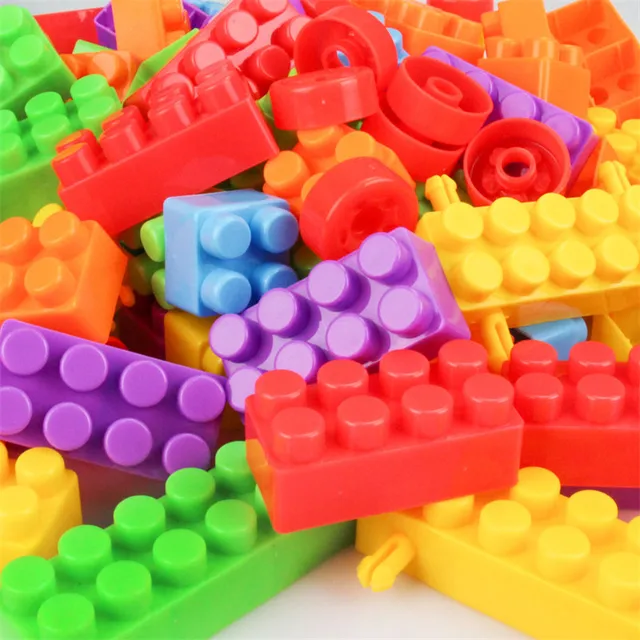 160Pcs/bag Plastic Children Building Blocks Bricks DIY Assembled Toys Educational Toy For Kids Baby Gifts 1