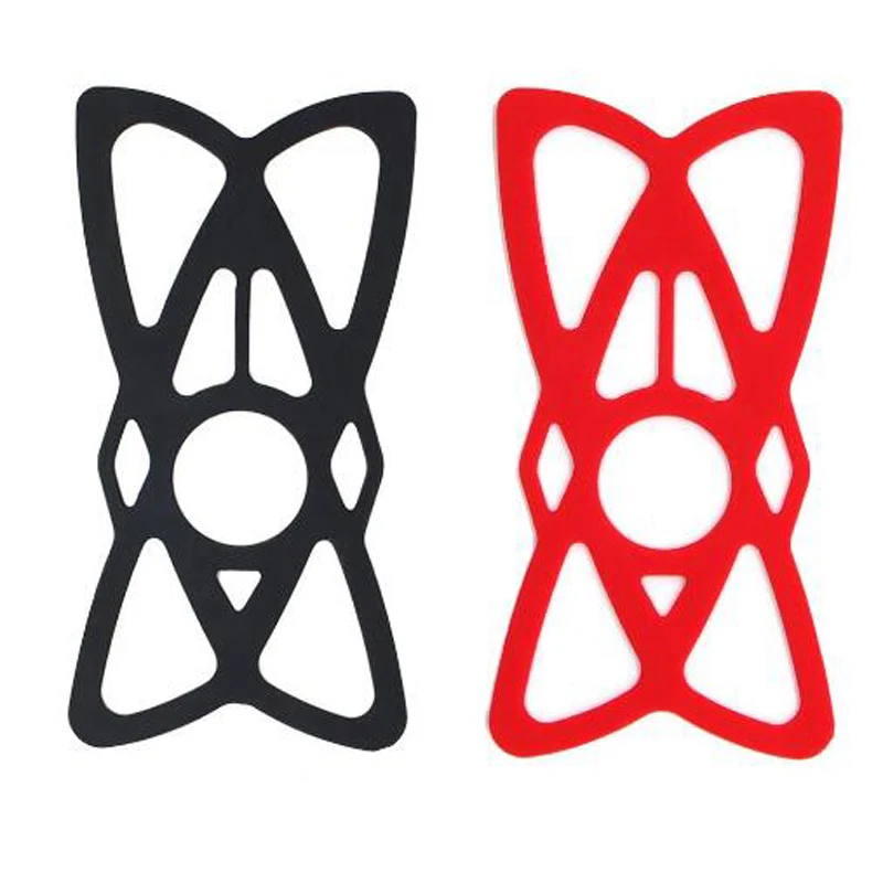 

Anti-Slip Silicone bands Motorcycle/Bike/Bicycle Handlebar Cradle Mount Holder secure Clip Mobile Phone Bracket Random sent