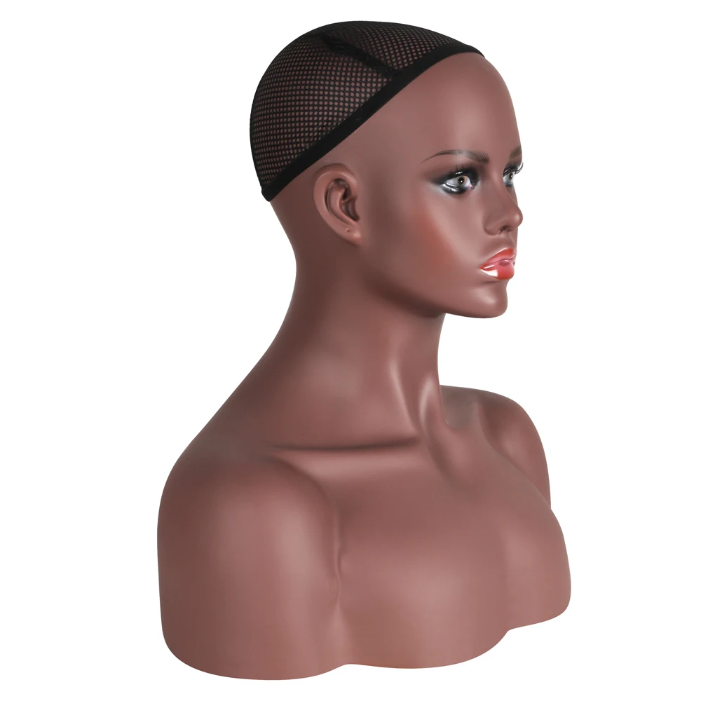 Sex Female Mannequin Head for Wigs Show Women Mannequin Head Bust For Hat Diamond Necklace Earrings Display