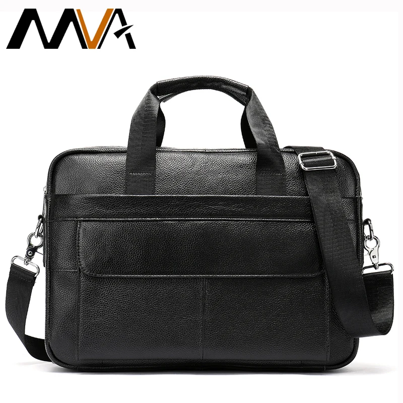 

MVA Men's Genuine Leather Bags Messenger Bag Men Shoulder Crossbody Bags Business Men Briefcase Leather Laptop Handbags Male Bag