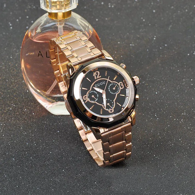 Hong Kong luxury Brand Guou high grade steel ladies six pin female