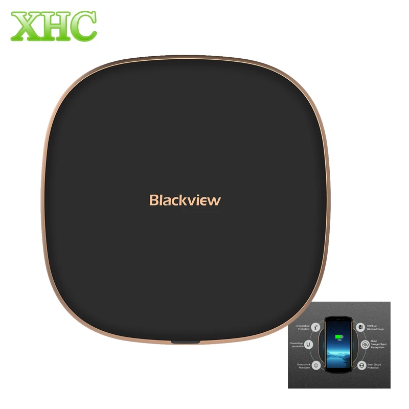 Беспроводное зарядное устройство Blackview W1 10 Вт Быстрая зарядка для iPhone 8 X samsung htc