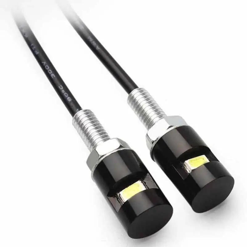 

2PCS DC12V New Universal Auto Car License Plate SMD Fantastic Lamp LED Screw Super Light Car 12V Light Motorcycle Bulb