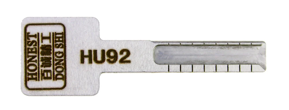 100% Высокое качество честно HU92 ключи формы для заготовки ключей ключи профиль моделирования Слесарные Инструменты Бесплатная доставка