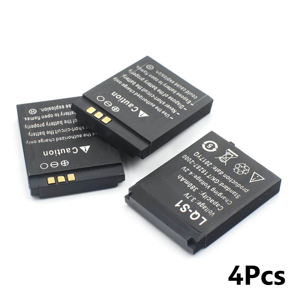 

Replacement LQ-S1 3.7V 380mAh Batteries Li-Po lithium Li-polymer Rechargeable Battery For Smart Watch DZ09 W8
