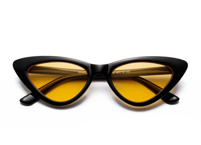 Ralferty, кошачий глаз, женские солнцезащитные очки,, Ретро стиль, солнцезащитные очки, UV400, черные оттенки, Ретро стиль, кошачий глаз, lunette de soleil femme oculos W18502