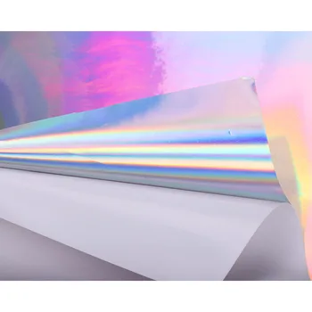 

HOHOFILM Width: 50cm Holographic Adhesive Craft Vinyl faux artificial Synthetic For CAR Cup Wall Bag 30cm/50cm/100cm/200cm GLUE