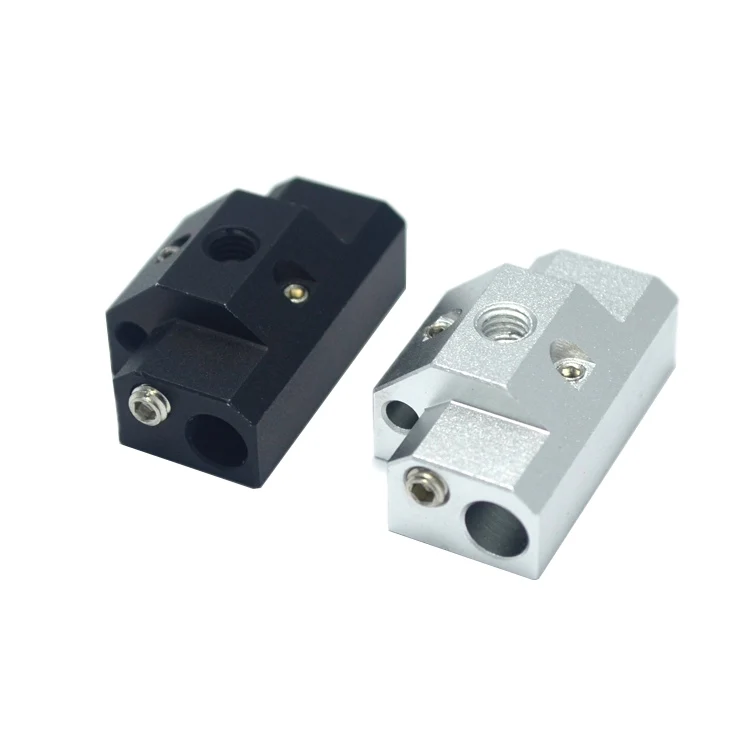 GIULY E3D Cyclops+ Aluminum 3D Printer Heater Block For 2 in 1 out Hot end